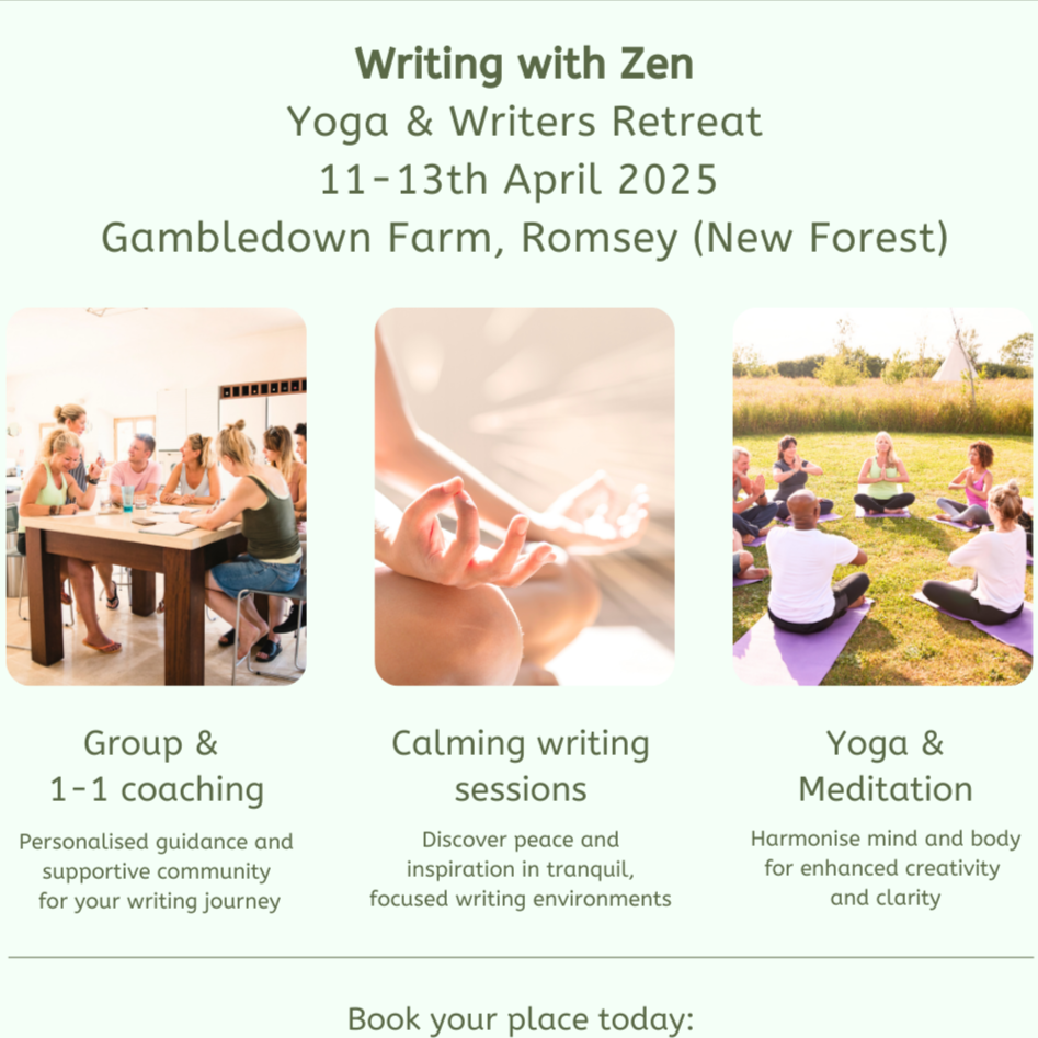 Writing With Zen, Yoga &amp; Writers Retreat April 2025