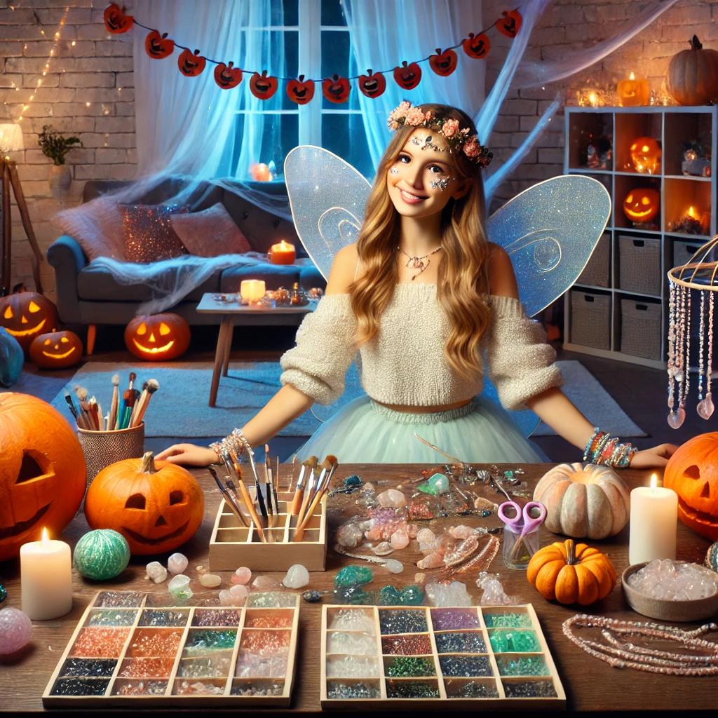 Halloween Crystal Party For Kids – Spooky Fun With Crystals & Jewellery-Making