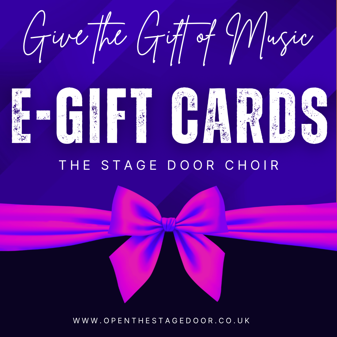 The Stage Door Choir £20 Gift Card